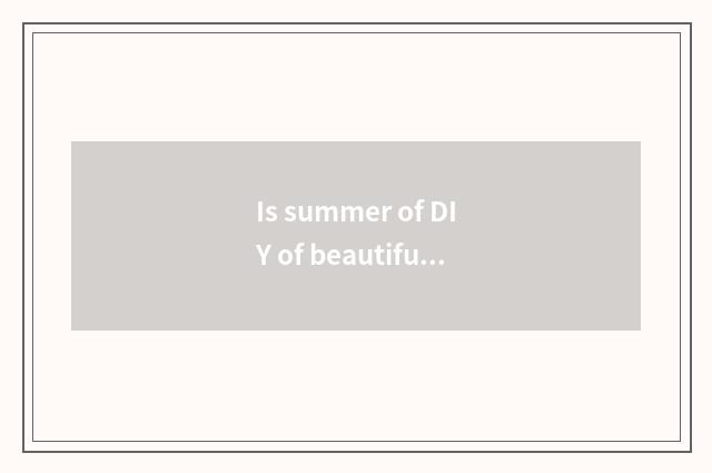 Is summer of DIY of beautiful shell of department of cool and refreshing blue ne