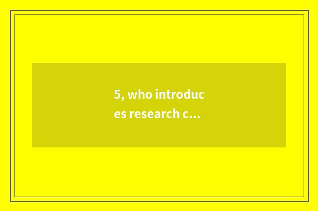 5, who introduces research center of Chinese magnolia culture?