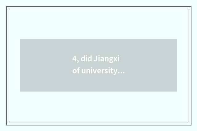 4, did Jiangxi of university of Guangdong finance and economics have recruit stu