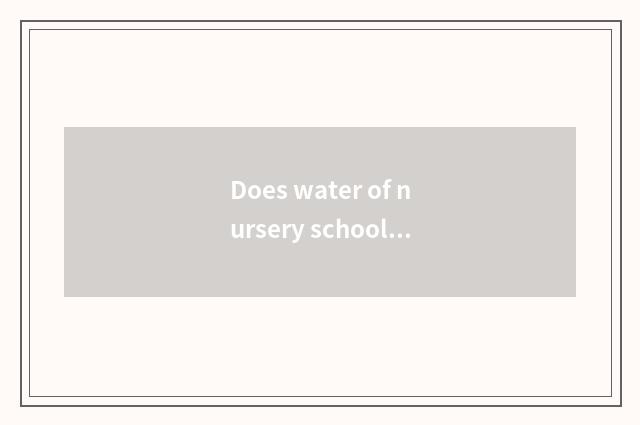 Does water of nursery school yam earth up method and measure small stick person?