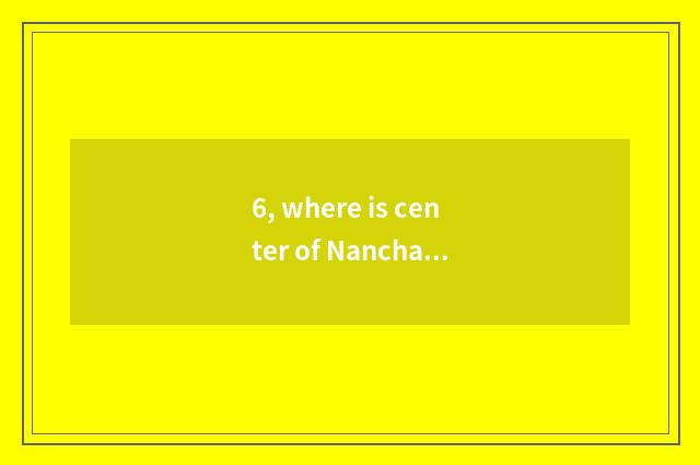 6, where is center of Nanchang pet adopt?