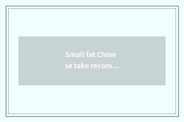 Small fat Chinese take recommend?