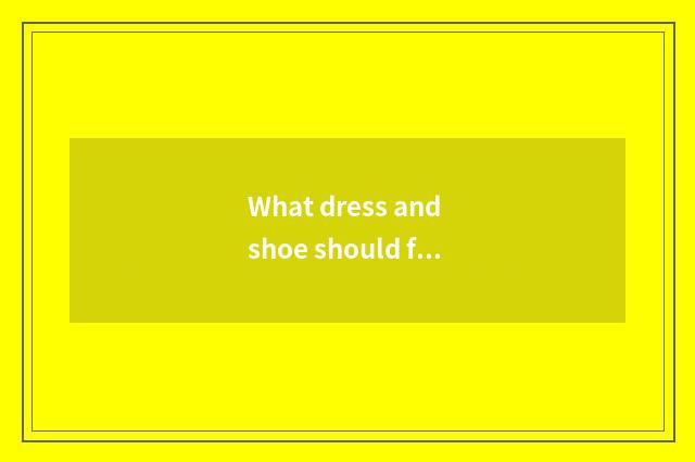 What dress and shoe should fitness wear?