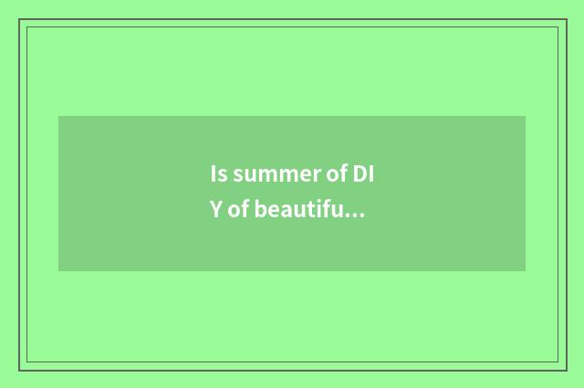 Is summer of DIY of beautiful shell of department of cool and refreshing blue ne