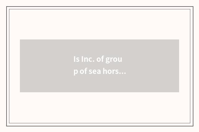 Is Inc. of group of sea horse automobile a state-owend enterprise?