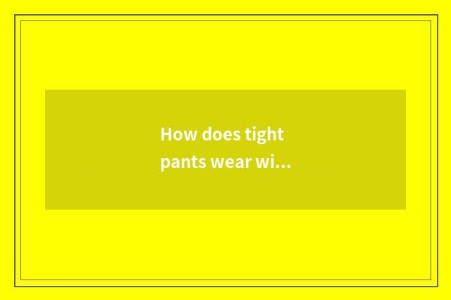 How does tight pants wear winter the vogue that take gift?