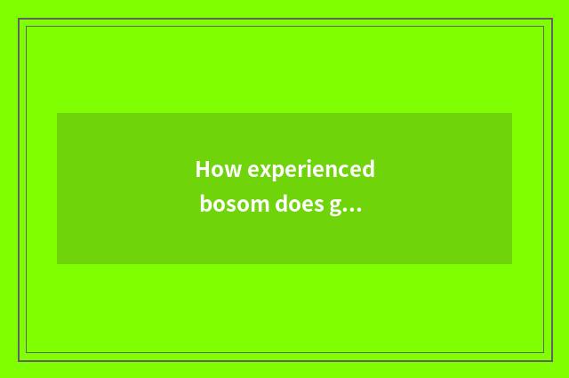 How experienced bosom does gymnastical novice begin?