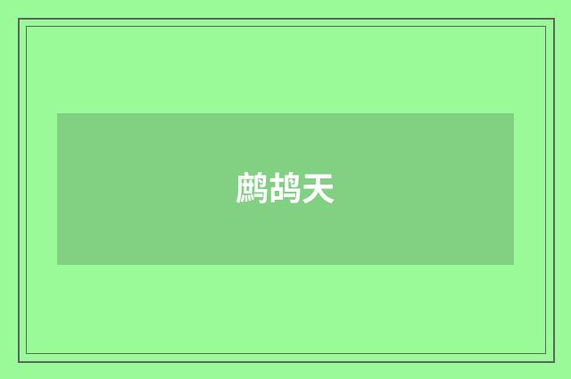 鹧鸪天