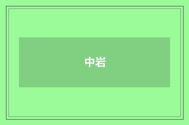 中岩