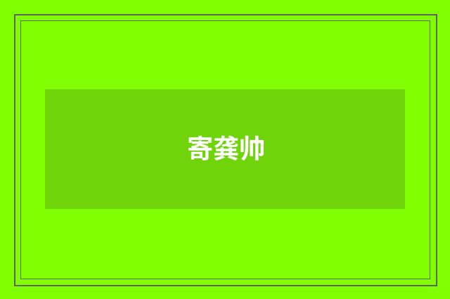 寄龚帅