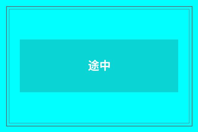 途中