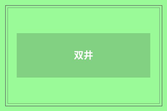 双井