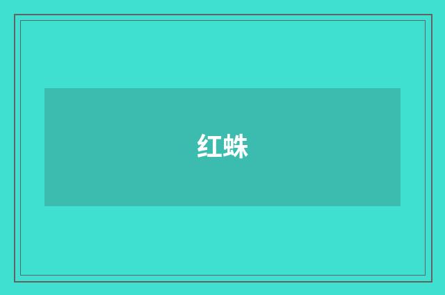 红蛛