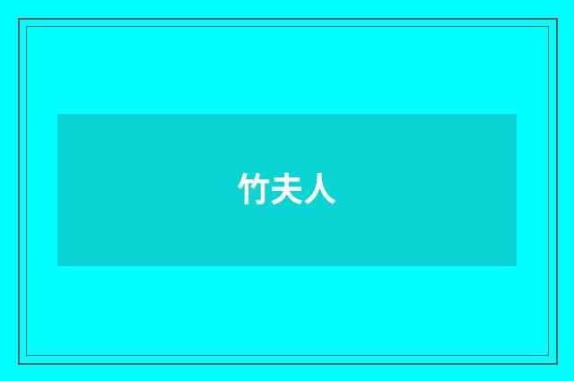 竹夫人