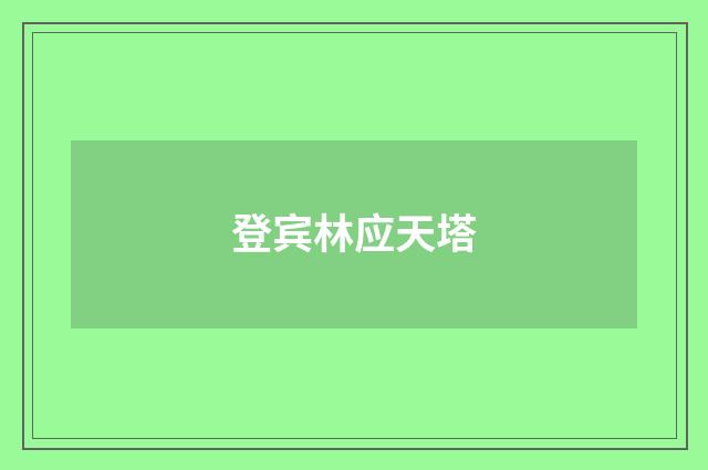 登宾林应天塔