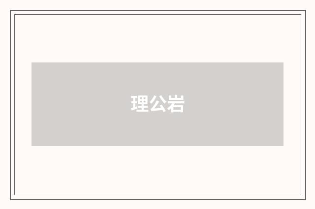 理公岩
