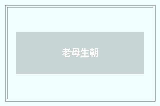 老母生朝