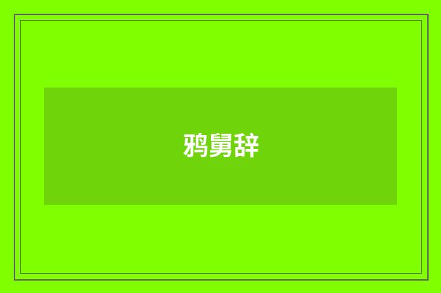 鸦舅辞
