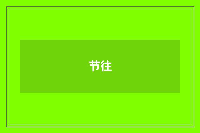 节往