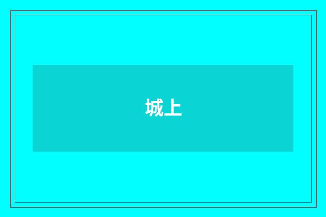 城上