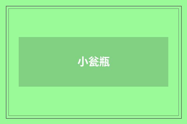 小瓮瓶