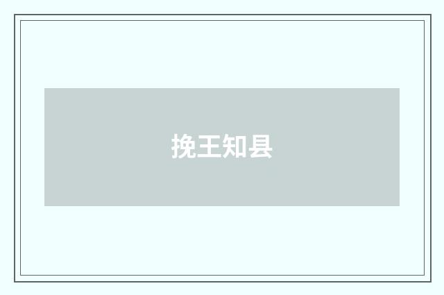 挽王知县