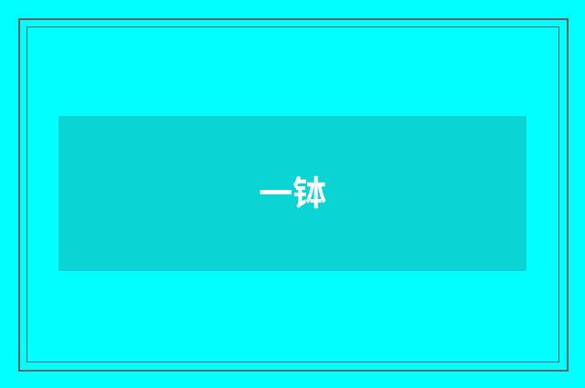 一钵