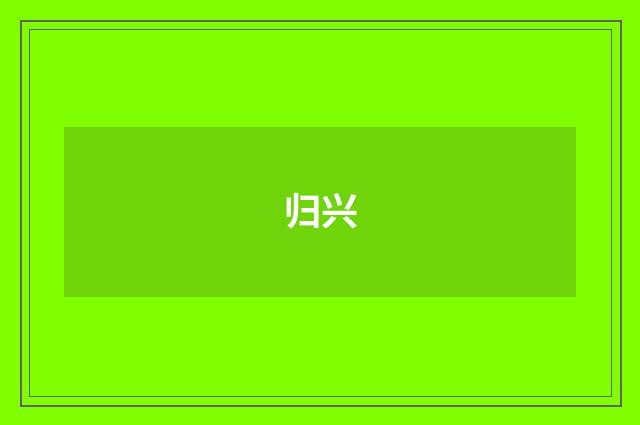 归兴