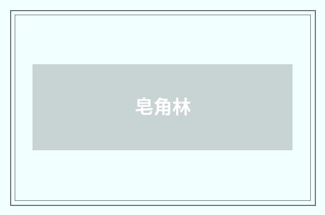 皂角林