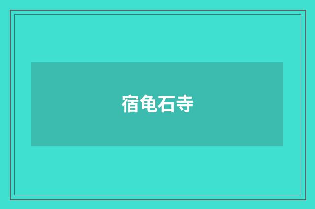 宿龟石寺