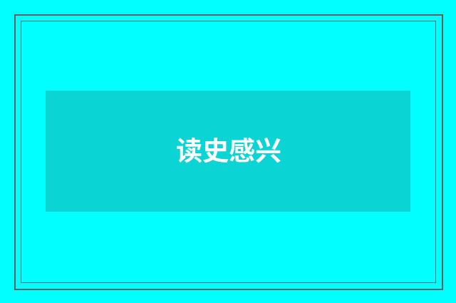读史感兴