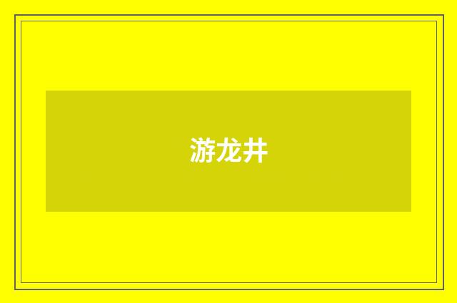 游龙井