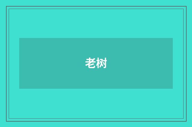 老树