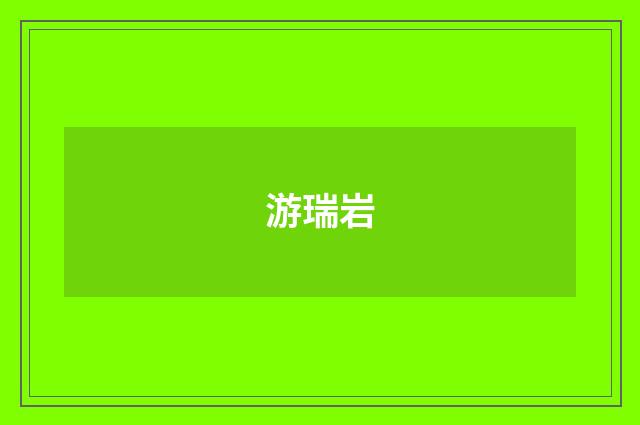 游瑞岩