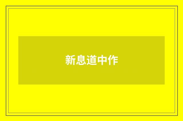 新息道中作