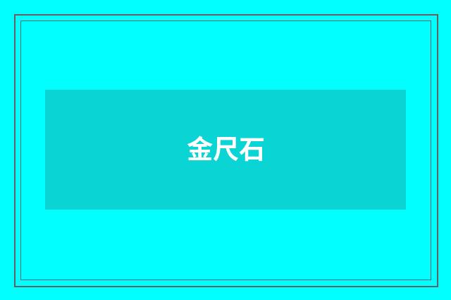 金尺石