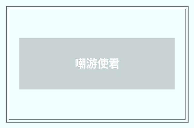 嘲游使君