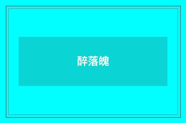 醉落魄