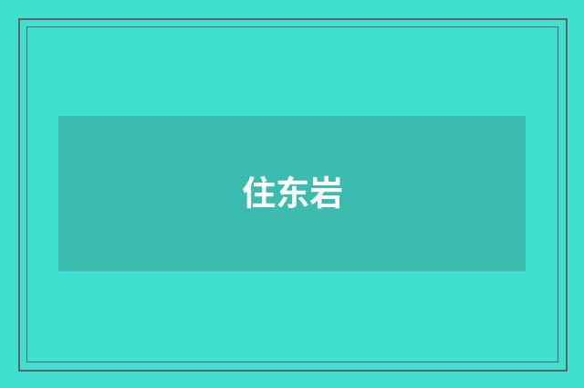 住东岩