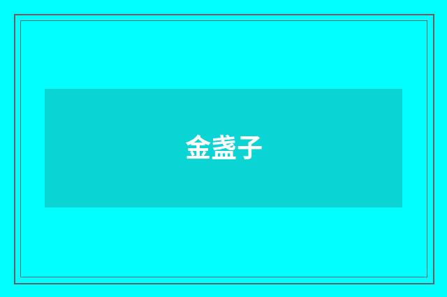金盏子