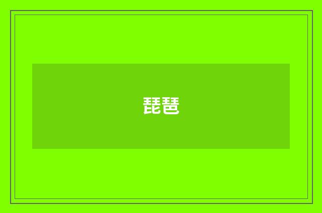 琵琶
