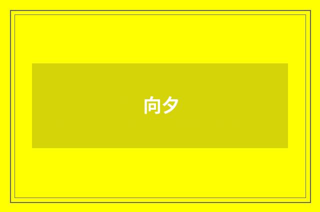 向夕