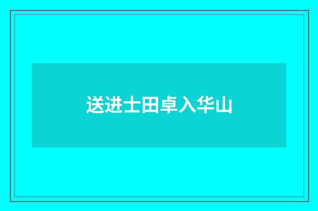 送进士田卓入华山
