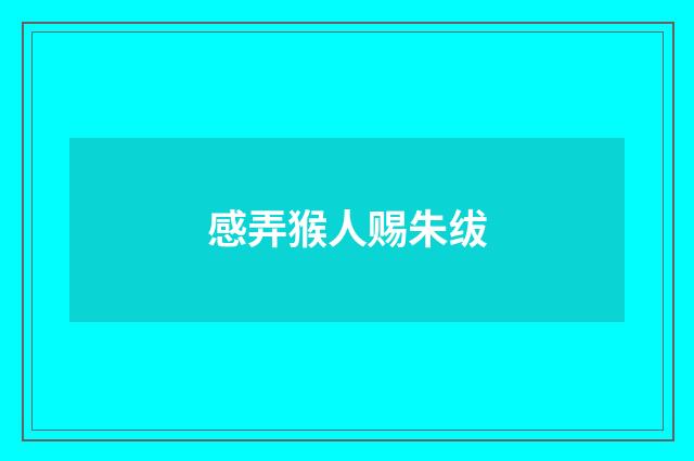感弄猴人赐朱绂