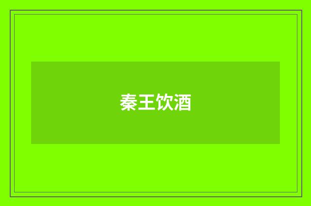 秦王饮酒