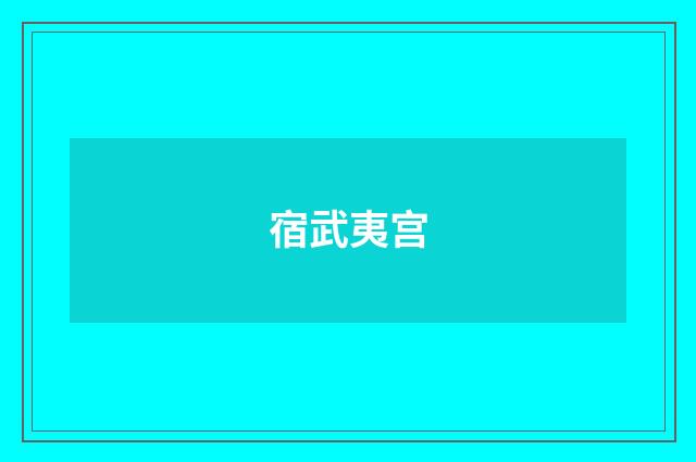 宿武夷宫