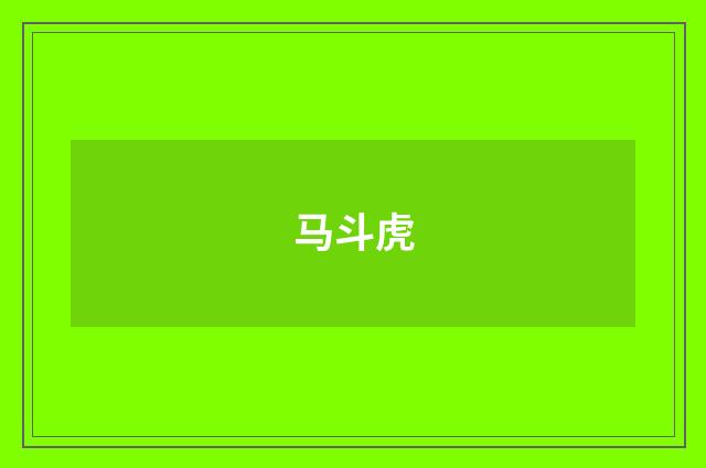 马斗虎