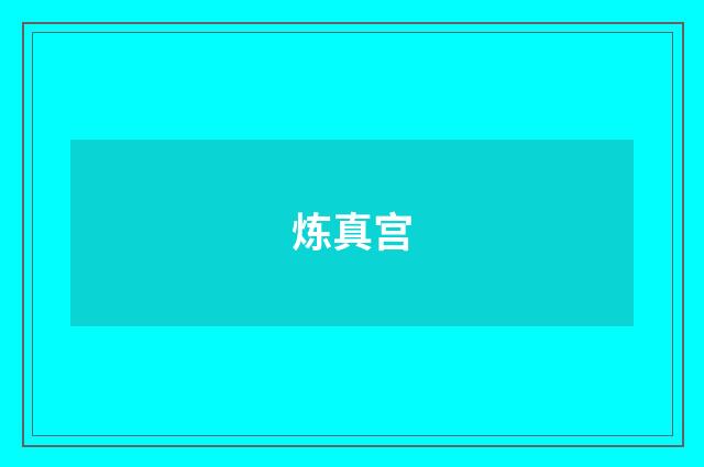 炼真宫