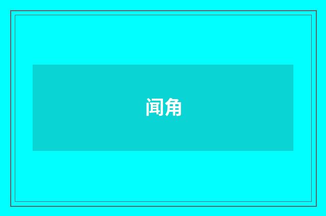 闻角
