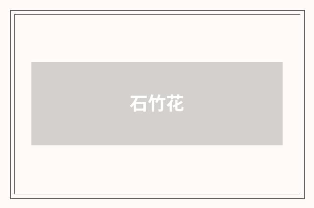 石竹花